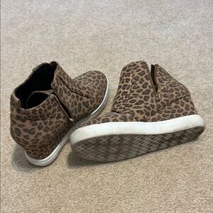 Leopard Print Ankle Boots
